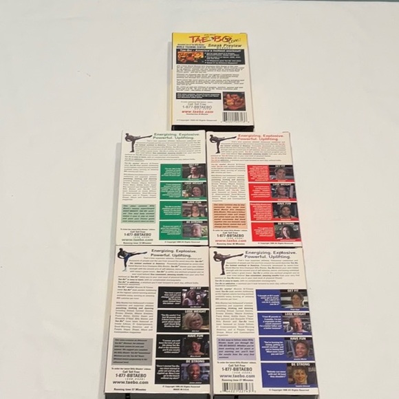 TAE-BO by Billy Blanks Collection of Five VHS Tapes - Picture 7 of 12